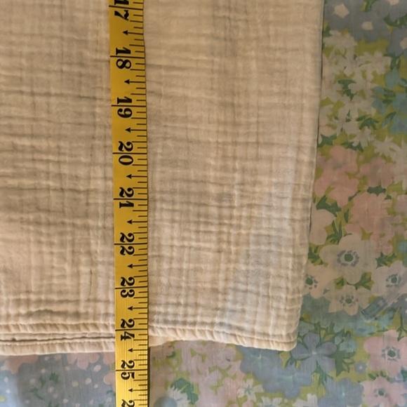 J.Crew | Creamy Gauze Cotton Smocked Ruffleneck Sleeveless Top Small Neutral - Picture 8 of 9